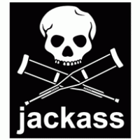 'The logo for the series MTV's Jackass.'